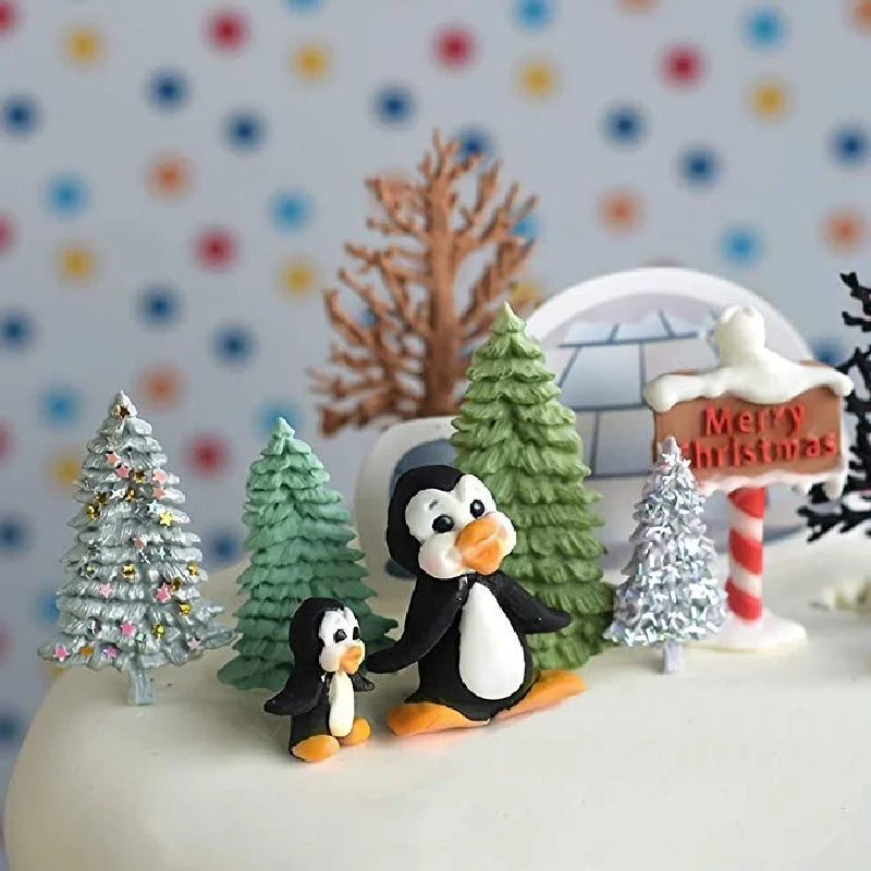 Christmas Tree Silicone Mold — Fondant Cake Decorating Sugarcraft Chocolate Gumpaste Tool