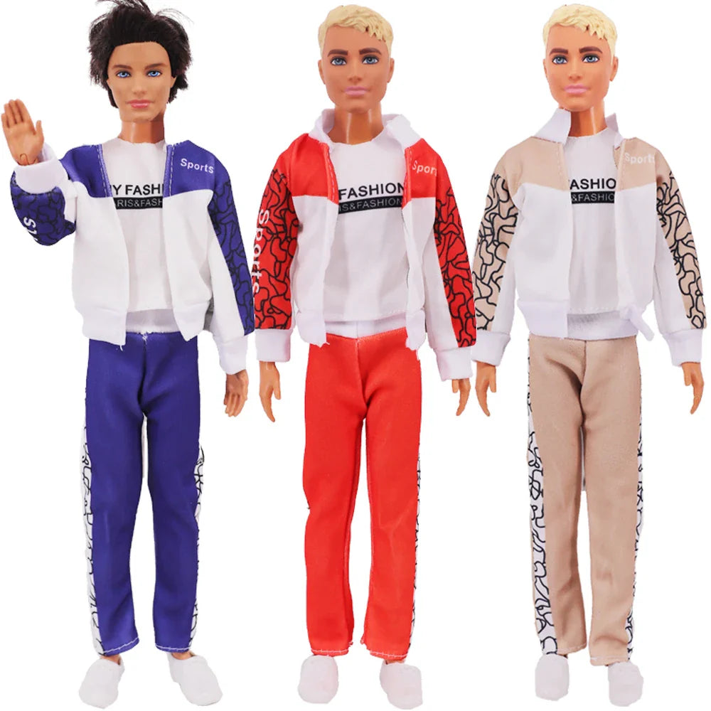 Ken Doll Accessories Set – Clothes, Shoes, Surfboard, Guitar, Violin & More for Kids Birthday Gift