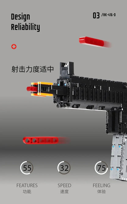 AK47 & AWM Sniper Gun Building Block Set – Military MOC Model Toy for Boys Holiday Gift