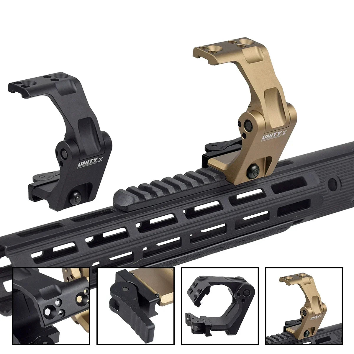 Tactical Unity Fast Mount — 3X/6X Magnifier with QD Lever, 2.26" Optical Height, Compatible with G23/G30/G33/G43/G45 Scope Mounts