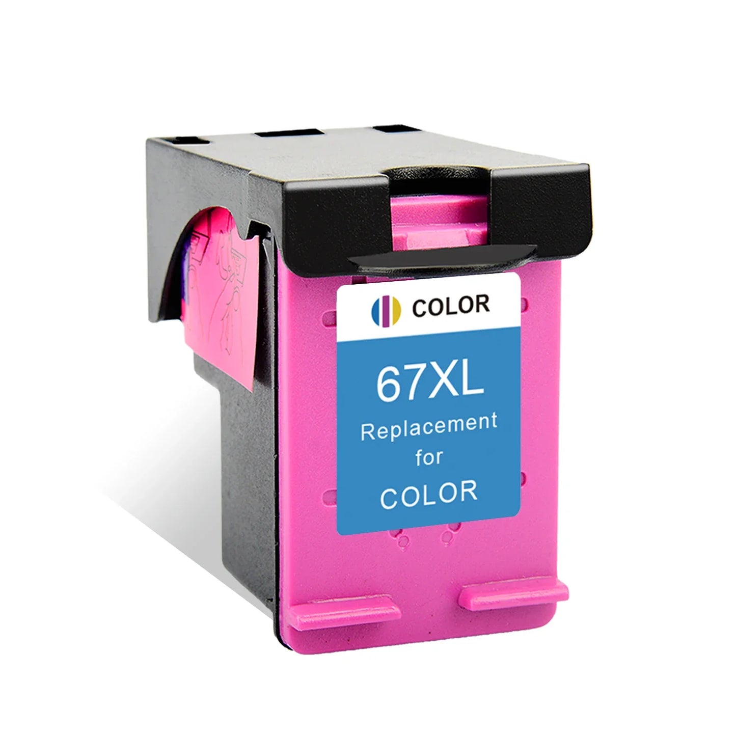 ALIZEO 67XL Ink Cartridge Replacement – High Yield Compatible for HP 67XL DeskJet Plus 4140/4152/4155/4158/1225/2732/2752 Printer Ink Cartridge