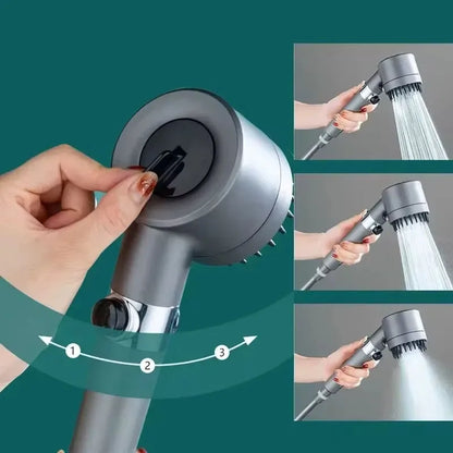 Shower Filter with 4 Modes – Head Massage Showerhead Replacement for Shower Knobs & Bathroom Fixtures