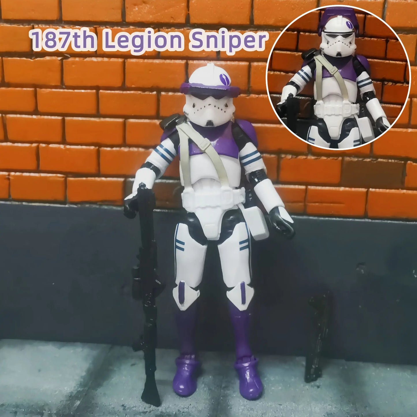 Star Wars 3.75" Clone Trooper Action Figure — 1/18 501st & 187th Legion REX ARF P1/P2 Toy Model