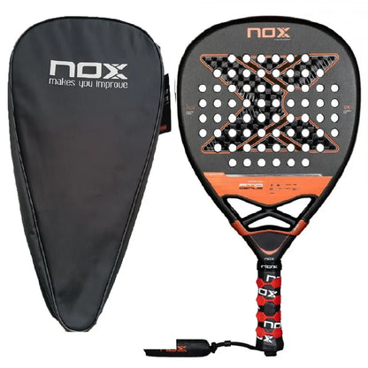 NOX Padel Tennis Racket - Carbon Fiber Diamond-Shaped EVA Sports Racquet