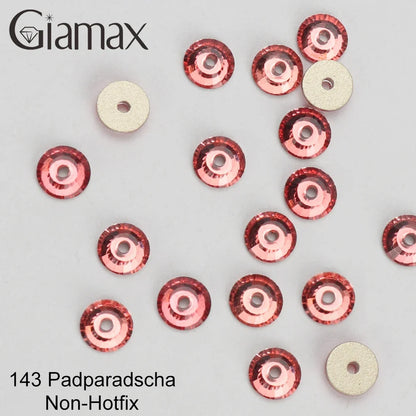 Giamax Purple Velvet Topaz Crystal Rhinestones - Flatback AB Sewing Stones for Garments, Clothes & Bags