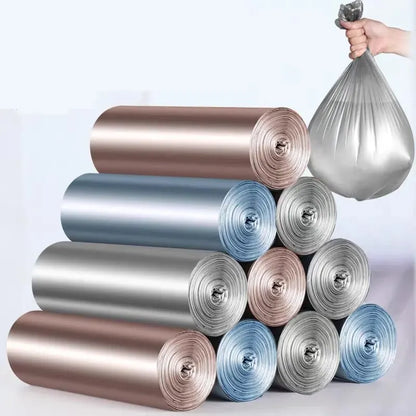 Thick & Durable Polyester Garbage Bags – 100 Count Roll, 45x50cm, Portable & Affordable for Home & Dorm Use