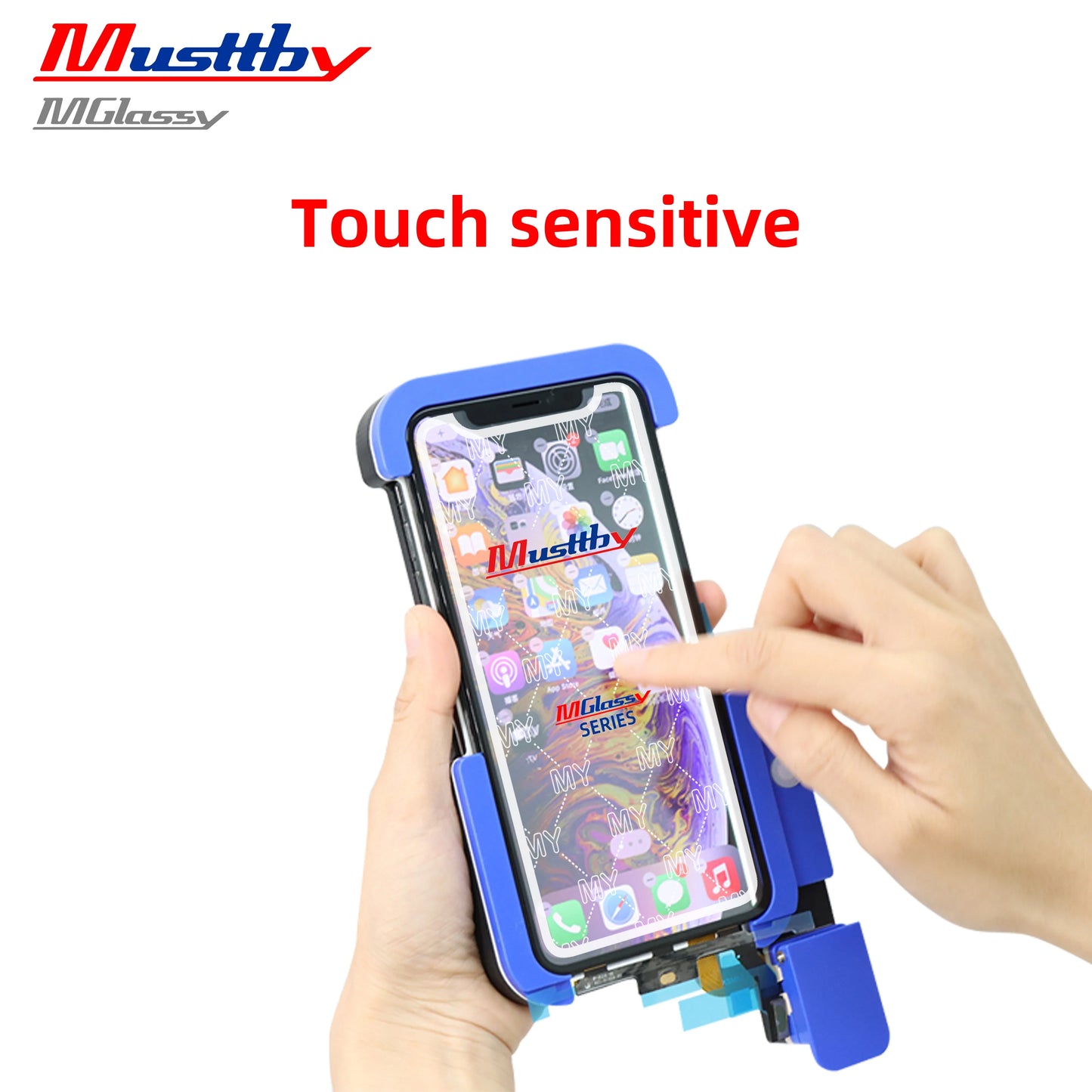 Musttby 5PCS Front Outer Glass + OCA for iPhone — 1:1 Original Touch Screen Repair for iPhone 11/12/13/14 Pro & X/XS Max