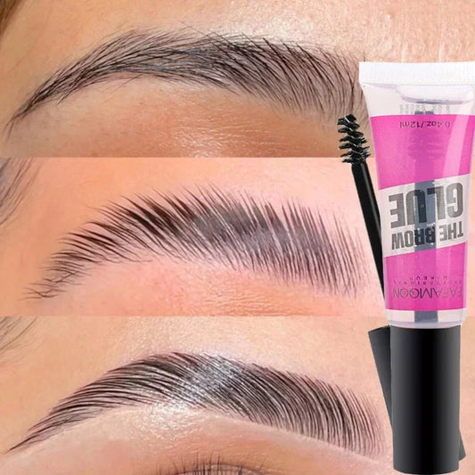 Transparent Eyebrow Shaping Gel – Waterproof, Natural 3D Long-Lasting Eyebrow Enhancer