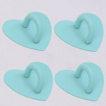 Kawaii Metal Heart Phone Charm — Adhesive Holder, Finger Ring Stand, Case Hook & Buckle Accessory with String
