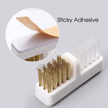 Electric Nail Drill Brush – Portable Manicure Bit Cleaner with Dual Copper Wire for Nail Care Tools