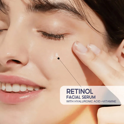 Retinol Anti-Aging Serum – Wrinkle Removal, Pore Shrinking, Whitening & Moisturizing Face Firming Oil