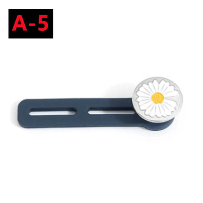 Adjustable Metal Button Extender for Jeans & Pants – Retractable Waistband Expander (1/5/10PCS Sewing Free)