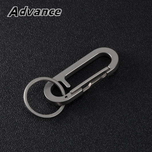 Titanium Alloy Key Ring - Multifunctional Outdoor EDC Keychain Buckle Tool Accessory