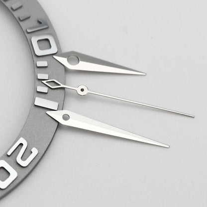 NH35 NH38 Polished Dauphine Watch Hands – 10x14x15mm Presage Cocktail Style Watch Needles & Pointers