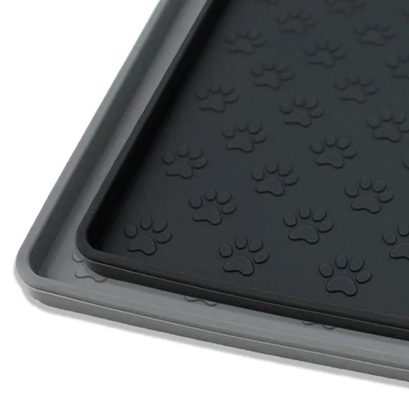 Silicone Pet Placemat: Waterproof Dog and Cat Feeding Mat - Protects Floors from Spills, Ideal for Food and Water Bowls