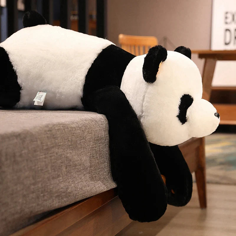 60–120cm Giant Panda Plush Toy — Soft Stuffed Animal Pillow for Kids, Birthday & Christmas Gift
