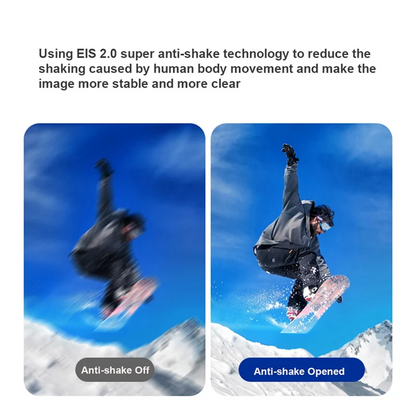 4K 30FPS Head-Mounted Camera — Wearable WiFi Camcorder with 120° Wide-Angle Lens, Anti-Shake & APP Control