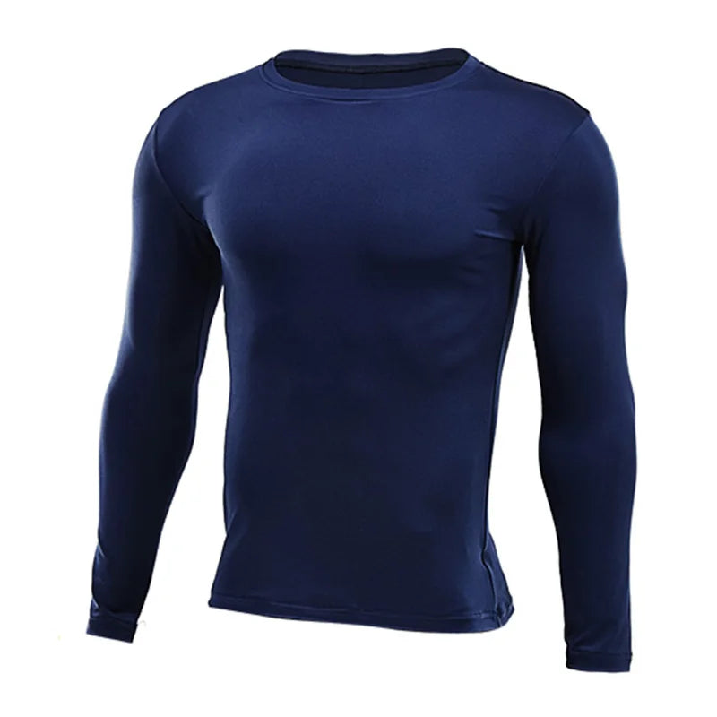 Unisex Compression Long Sleeve Base T-Shirt – Sports Fitness Top for Men, Women & Kids (Running, Gym, Basketball, Football)