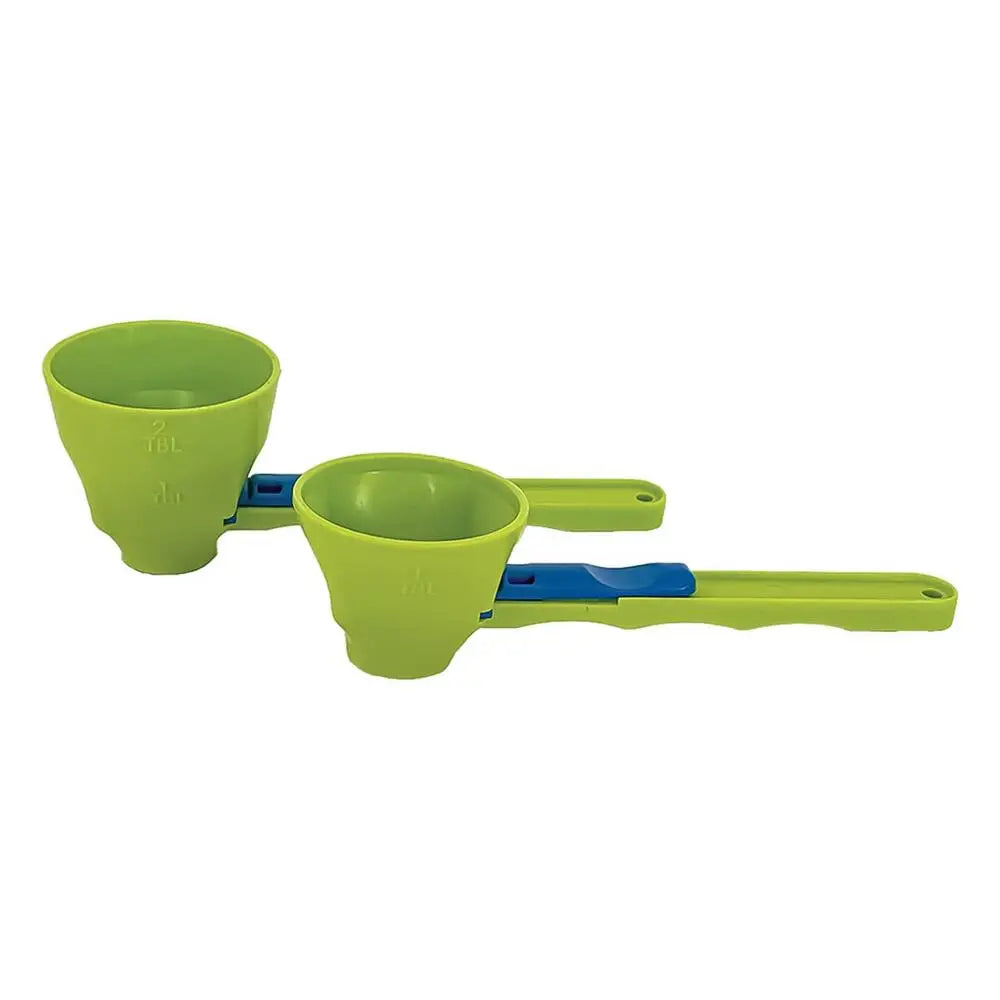 Creative No-Spill Measuring Spoon Funnel – Easy Refill Tool for Protein Powder, Sports Drinks & Baby Formula