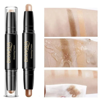 Professional Makeup Base Foundation Cream – Full-Coverage Concealer & Contouring Bronzer for Women