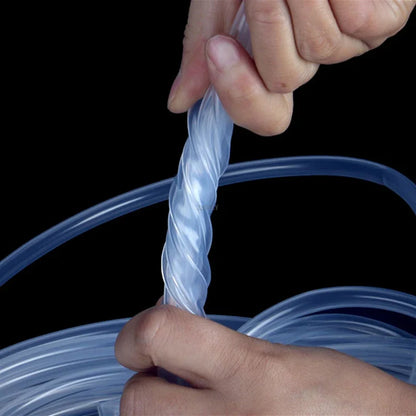 Transparent Silicone Hose Pipe - 4mm-12mm Food Grade Flexible Rubber Tubing for Aquarium, Pump, Water & Liquid Transfer
