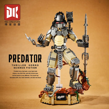Predator MOC Building Blocks – 978PCS Alien Movie DIY Mini Figure Toy for Kids Birthday Gift