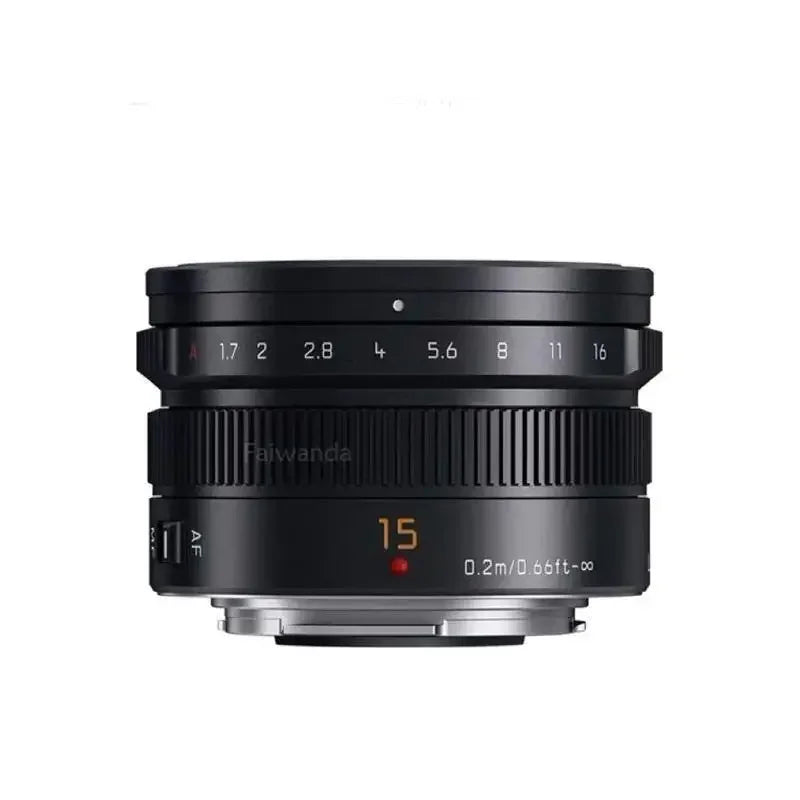 Original DJI 15mm F1.7 M4/3 Mount Lens – Wide-Angle Mirrorless Lens for Panasonic