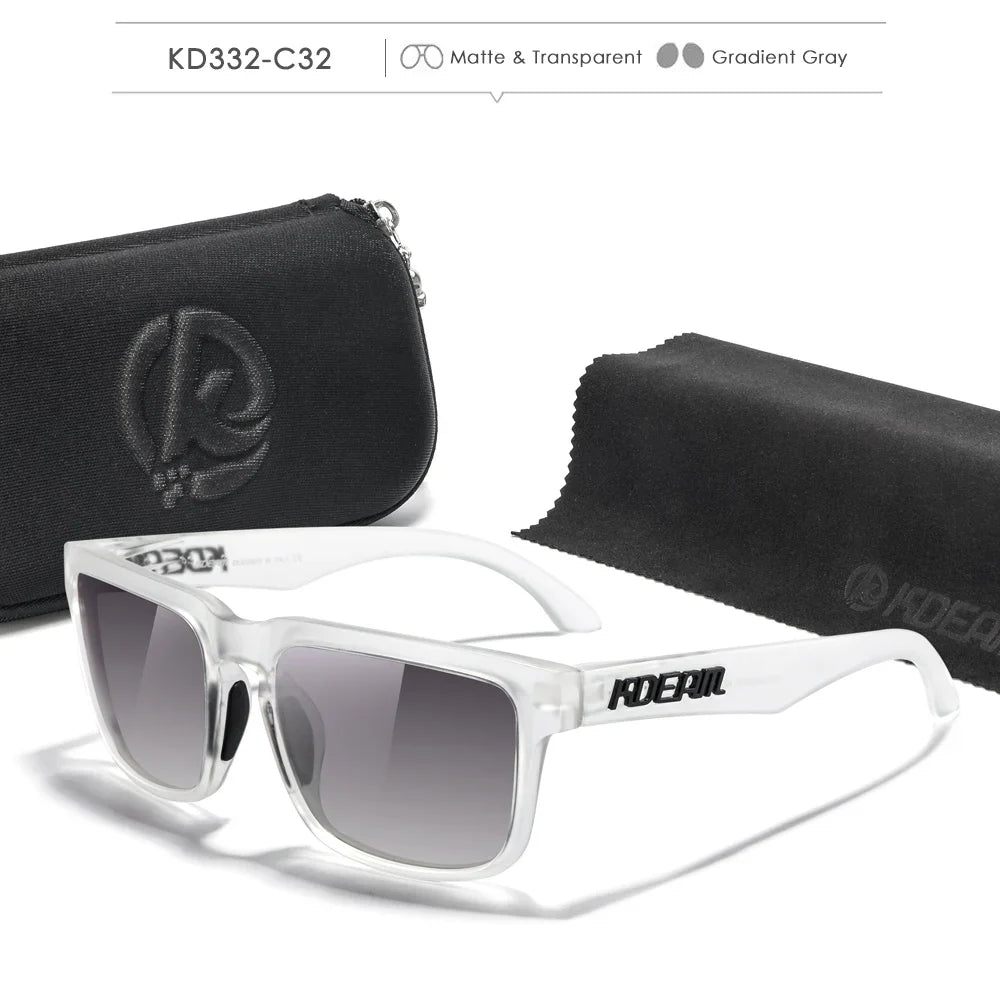 KDEAM Polarized Sunglasses for Men & Women – UV Protection for Fishing, Driving & Hiking with Zipper Case