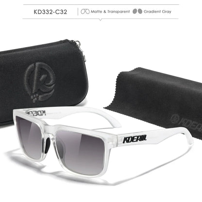 KDEAM Polarized Sunglasses for Men & Women – UV Protection for Fishing, Driving & Hiking with Zipper Case