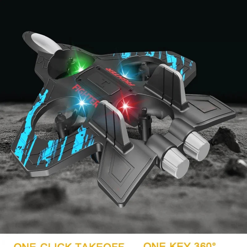 2.4G Remote Control Fighter Foam Glider – LED Stunt UAV Helicopter Aircraft Model