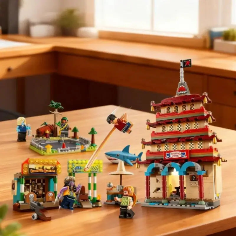 2025 New 75638 Dragon Paradise Battle Building Blocks – Educational Creative Toy for Christmas & Birthday Gifts