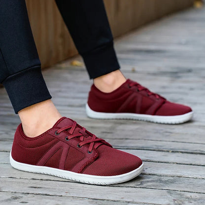 Men's Wide Fit Barefoot Sneakers – Minimalist Zero Drop Cross Trainers with Wide Toe Box for Relaxed, Natural Movement