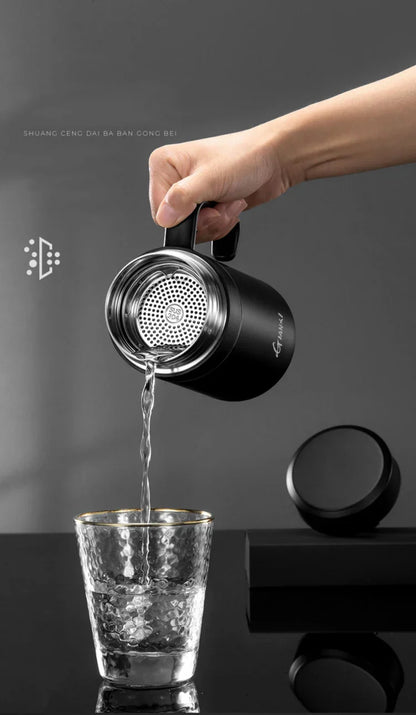 Large Capacity Stainless Steel Vacuum Flask Heat Preservation Insulated Household Cup