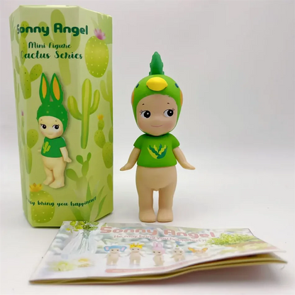 Sonny Angel Mini Figure Cactus Series — Mystery Blind Box Toy Doll, Lucky Mascot, Handmade Christmas Gift