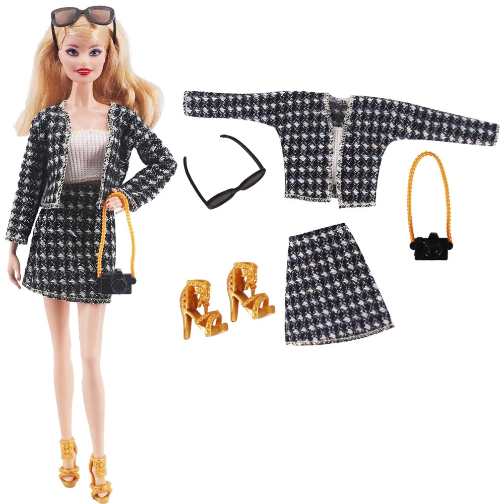 30cm Doll Clothes & Accessories – Dress for Babi, Blyth, 1/6 BJD Dolls, Birthday & Christmas Gift for Girls