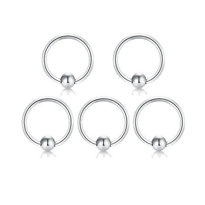 Stainless Steel Body Piercing Kit – Belly Button & Septum Piercing Set, Professional Piercing Tools for Personal and Salon Use