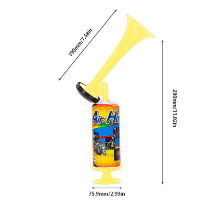 Handheld Air Horn – Loud Mini Pump Horn for Sports Events, Boating, and Birthday Parties