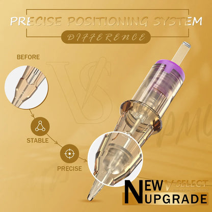 EZ Cartridge Tattoo Needles – PMU Micropigmentation for Eyeliner, Lips & Eyebrows, Microblading
