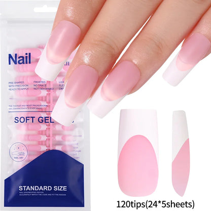 576PCS Colorful Press-On Fake Nails Set – Black & Red Oval/Square Short Full Cover Nail Tips for Salon-Style Nail Art