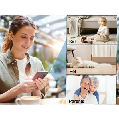 HD 1080P Mini WiFi Camera DIY Module — Nanny Cam with Wide-Angle, Motion Detection, Alarm, Recording, and Phone App Support