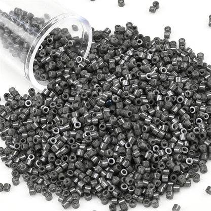 11/0 Mini Glass Beads – 2000PCS Small Cylindrical Beads for DIY Jewelry Making, Necklaces & Bracelets, 10g/Pack