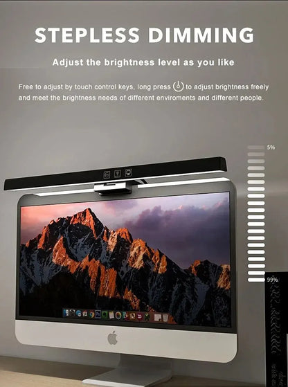 LED Monitor Light Bar Desk Lamp – 33cm & 50cm USB-Powered Dimmable Screen Light for Office & Reading