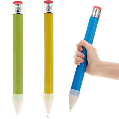35cm Giant Pencil for Painter, Artist, Student - Large Wood Pencil with Eraser - Novelty Toy School Office Supplies Gift