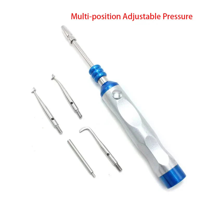Dentistry Automatic Single-Handed Crown Remover Gun – Stainless Steel Surgical Tool with 3 Tips