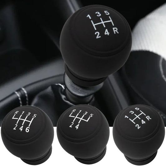 Universal Gear Shift Knob Silicone Cover - Dustproof, Waterproof Protective Case with Non-Slip Handle for Manual Shifters