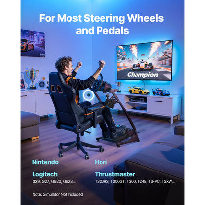 SucceBuy G920 Racing Steering Wheel Stand – Shifter Mount Compatible with Logitech G27, G25, G29 (Pedals Not Included)