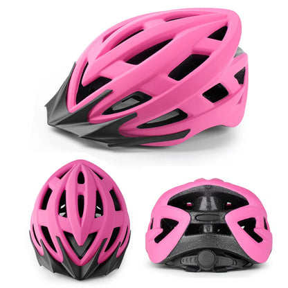 Bike Helmet for Adults - Lightweight with Adjustable Side & Chin Strap, Fits 58-62cm, Men & Women Cycling Accessories