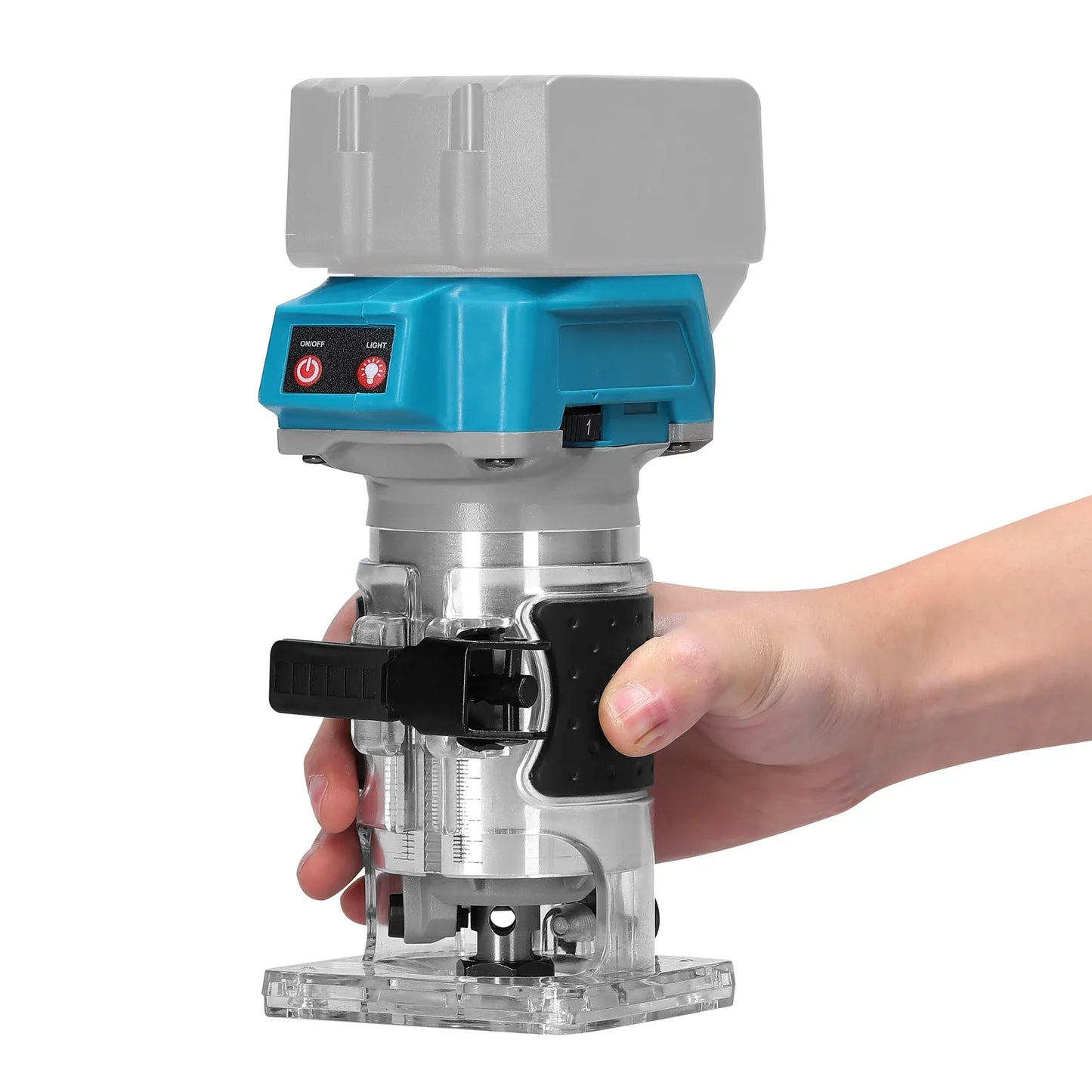 Woodworking Electric Trimmer - Brushless Trimming Machine, Router & Engraving Slotting Tool for Makita 18V Battery