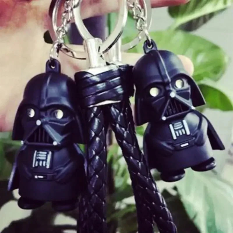 LED Sound Light Darth Vader Keychain – Mini Figurine Gift for Star Wars Fans