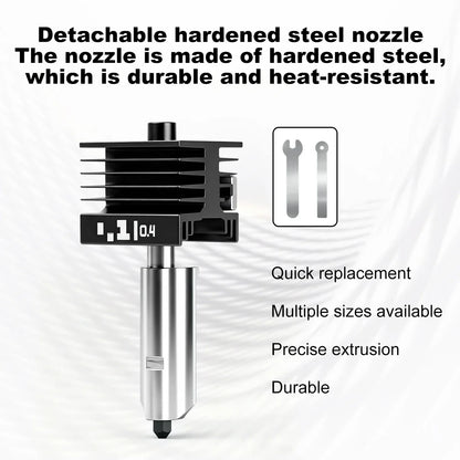 Bambu Lab P2S X2D Hotend Kit - High Quality Standard Flow Removable Nozzle 3D Printer Upgrade